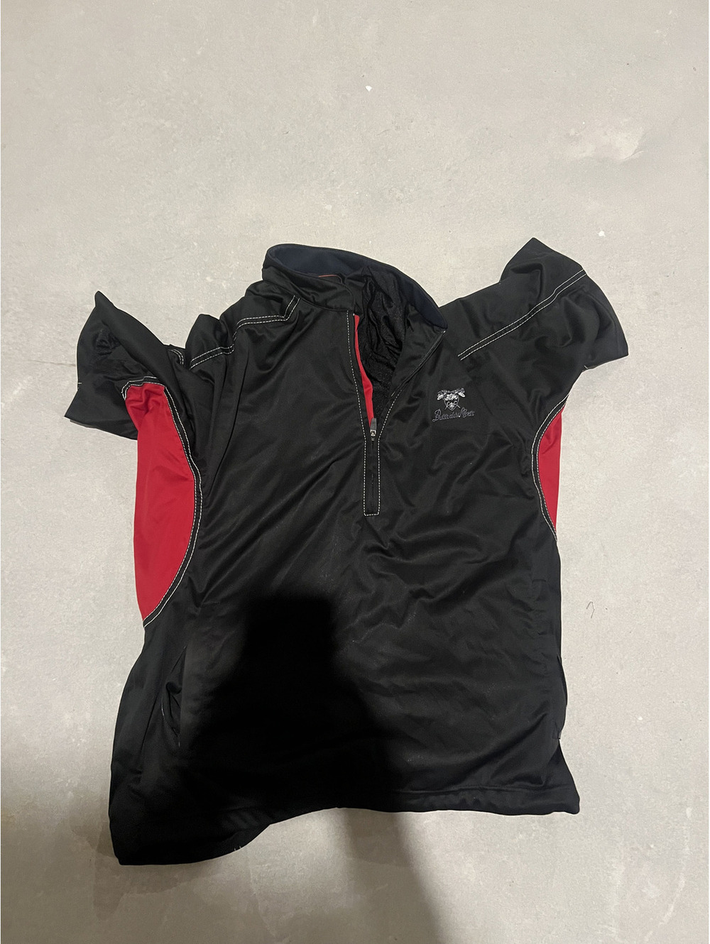 Sun Mountain RainFlex LT Men's Black Red Short Sleeve Golf Pullover XL